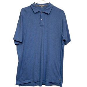 Mens Peter Millar Blue Contemporary Fit Polo Pullover Shirt Size XL EUC #CA-2410